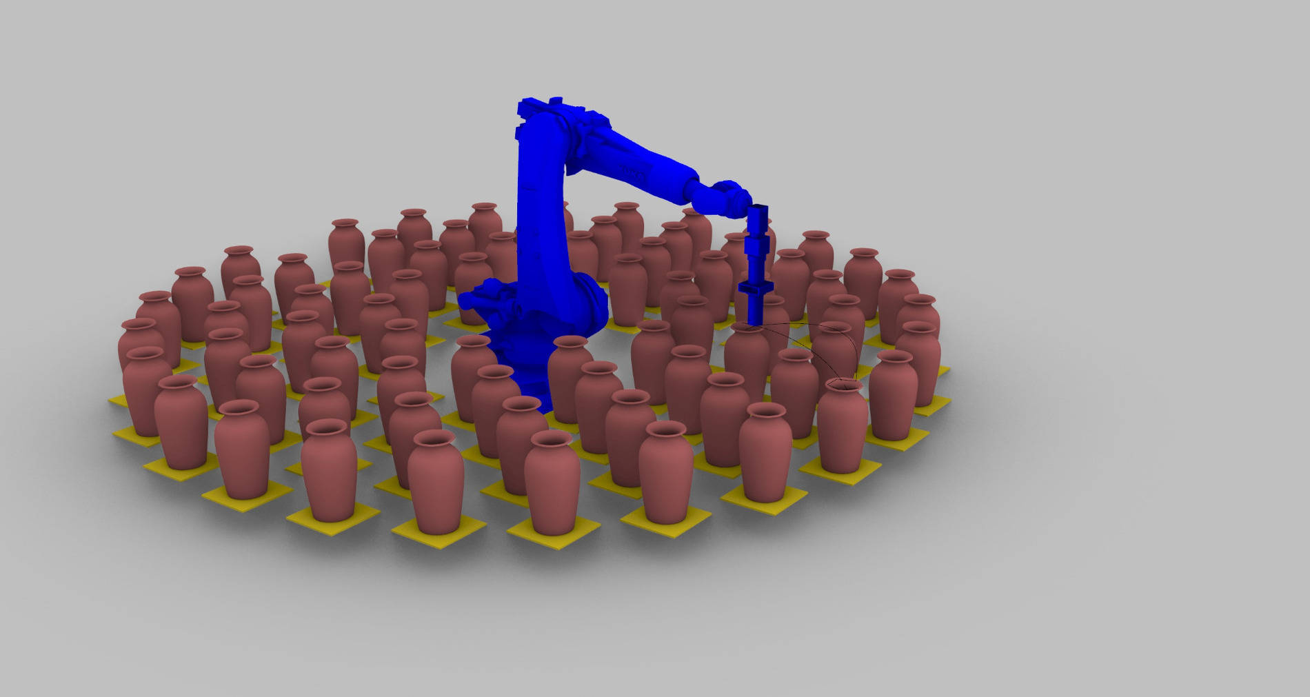 Impression 3D en série bras robotisé - 3D Minerals
