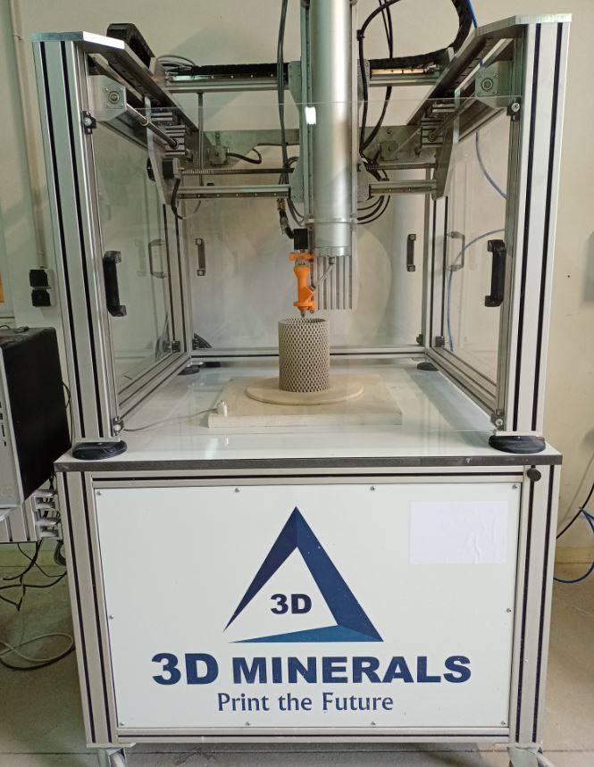 3D Minerals - S.D.M. - Impression 3d ceramique - Imprimante 3D Cartesienne