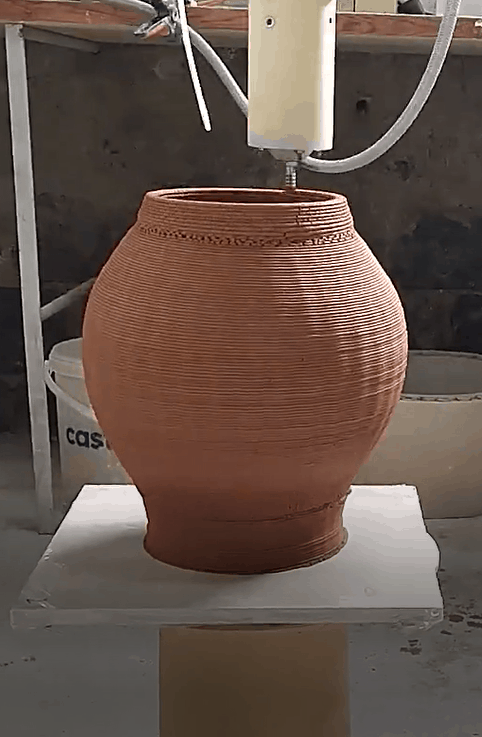 3D printing red clay body
