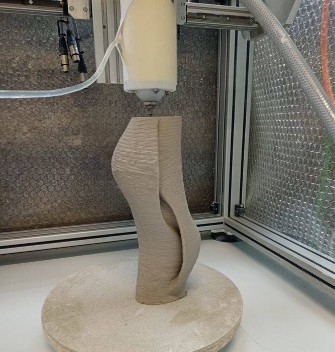 3D printing of a 2-ply part 